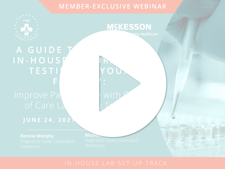 A Guide to Bringing In-House Laboratory Testing to Your Facility Improve Patient Care with Point of Care Laboratory Testing