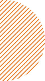 Wc Left Orange Circle Stripes