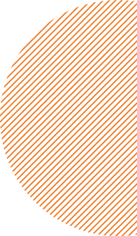 Wc Right Orange Circle Stripes