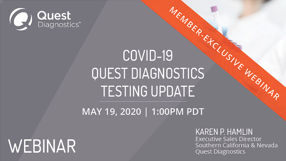 2020.05.19 Quest Diagnostics Covid 19 Testing Update